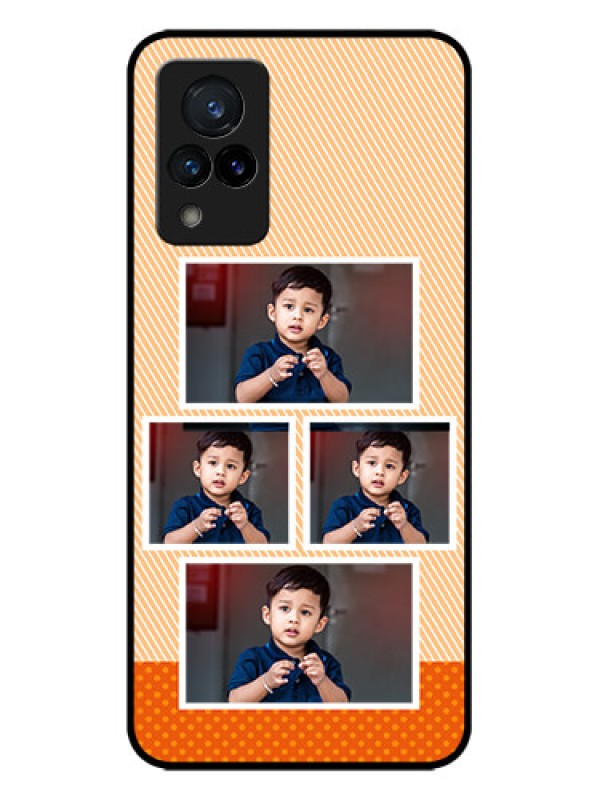 Custom Vivo V21 5G Custom Metal Phone CaseBulk Photos Upload Design