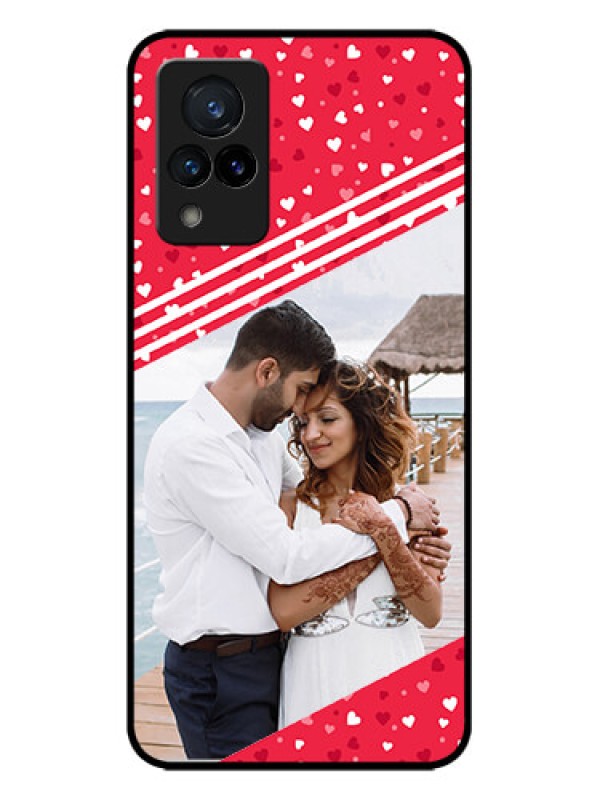 Custom Vivo V21 5G Custom Metal Phone CaseValentines Gift Design