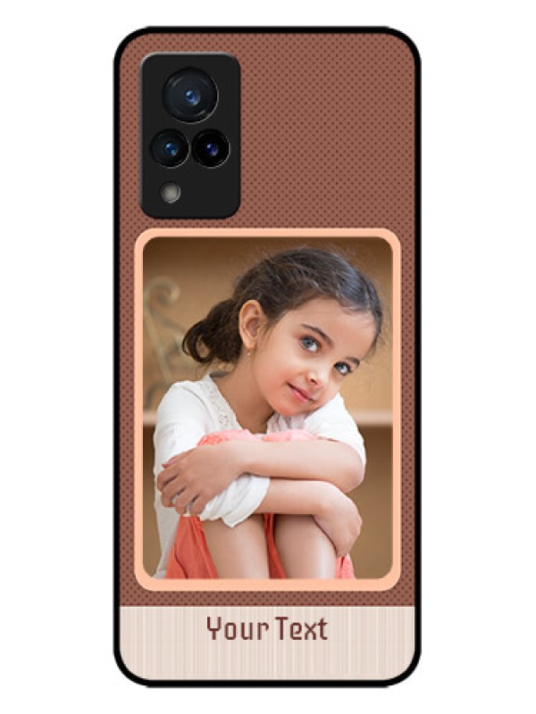 Custom Vivo V21 5G Custom Metal Phone CaseSimple Pic Upload Design