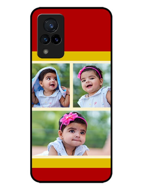 Custom Vivo V21 5G Custom Metal Phone CaseMultiple Pic Upload Design