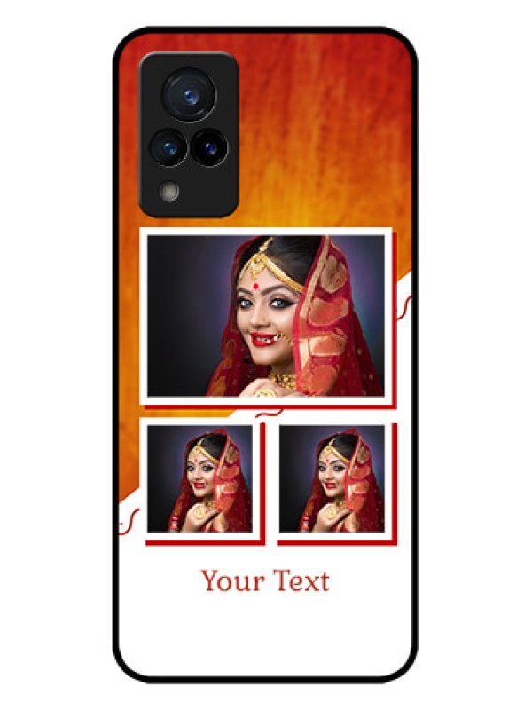Custom Vivo V21 5G Custom Metal Phone CaseWedding Memories Design
