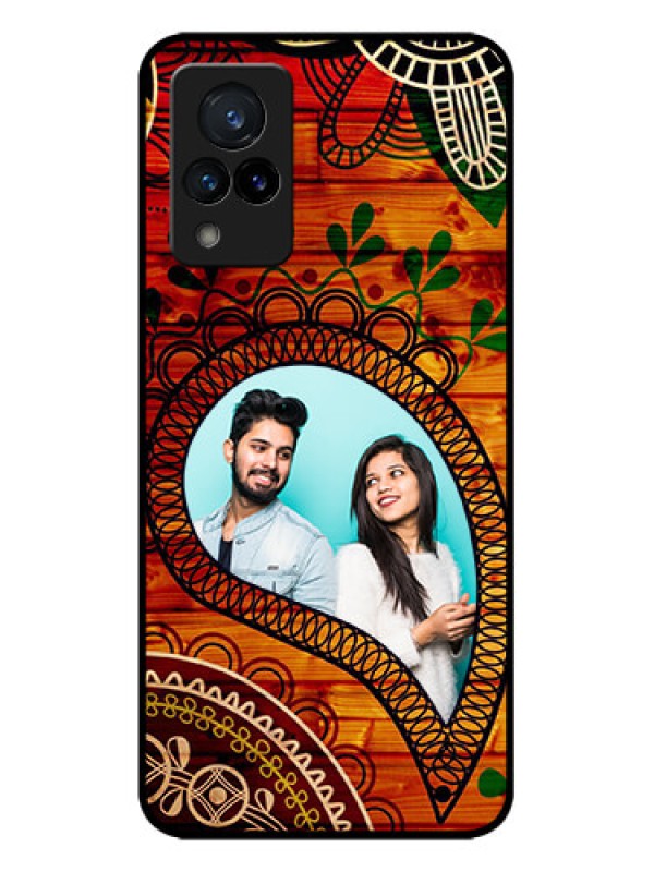 Custom Vivo V21 5G Custom Metal Phone CaseAbstract Colorful Design
