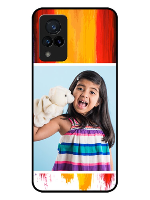 Custom Vivo V21 5G Custom Metal Phone CaseMulti Color Design