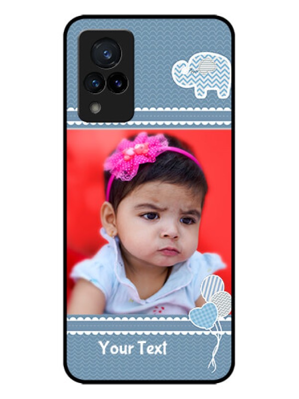 Custom Vivo V21 5G Custom Metal Phone CaseWith Kids Pattern Design