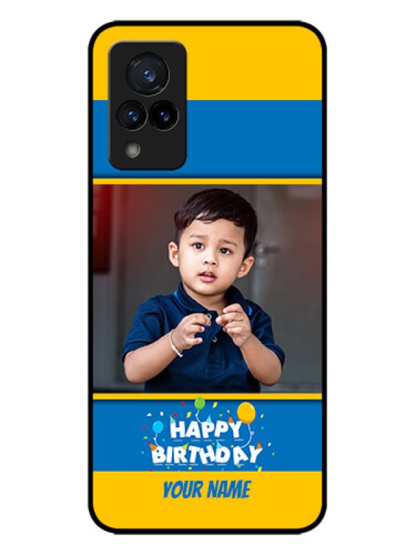 Custom Vivo V21 5G Custom Metal Phone CaseBirthday Wishes Design