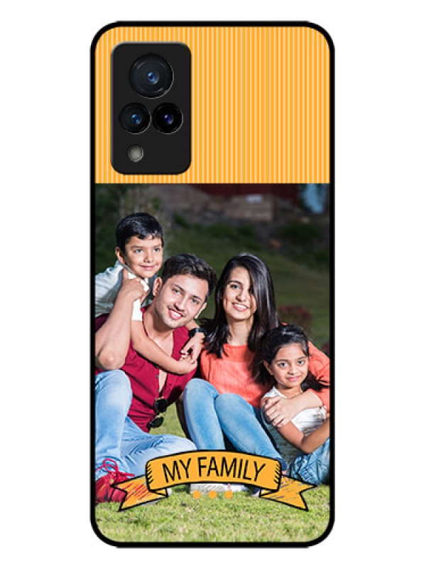 Custom Vivo V21 5G Custom Metal Phone CaseMy Family Design