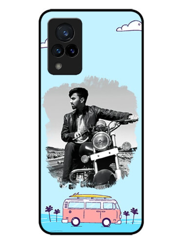 Custom Vivo V21 5G Custom Metal Phone CaseTravel and Adventure Design