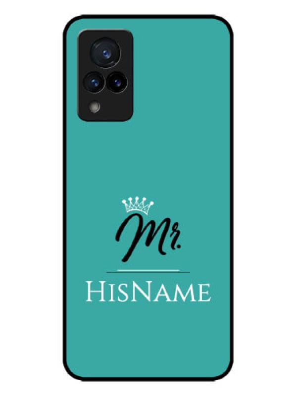 Custom Vivo V21 5G Custom Metal Phone CaseMr With Name Design