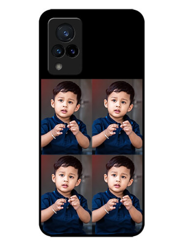 Custom Vivo V21 5G Custom Metal Phone Case4 Image Holder Design