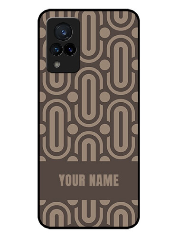 Custom Vivo V21 5G Custom Metal Phone CaseCaptivating Zero Pattern Design