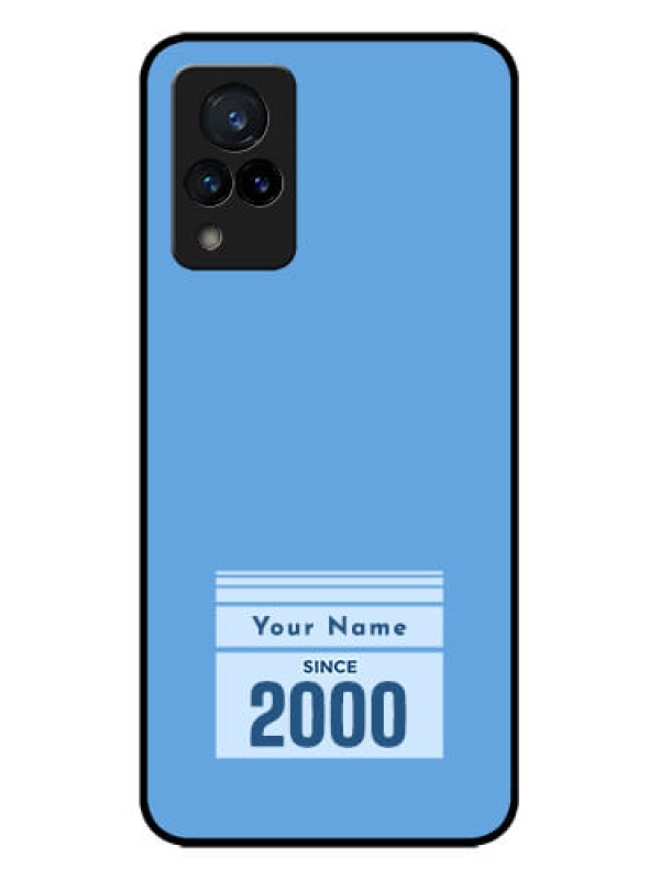 Custom Vivo V21 5G Custom Metal Phone CaseCustom Year Of Birth Design