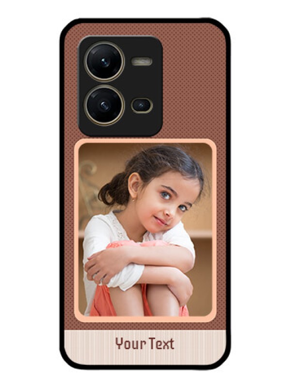 Custom Vivo V25 5G Custom Metal Phone CaseSimple Pic Upload Design