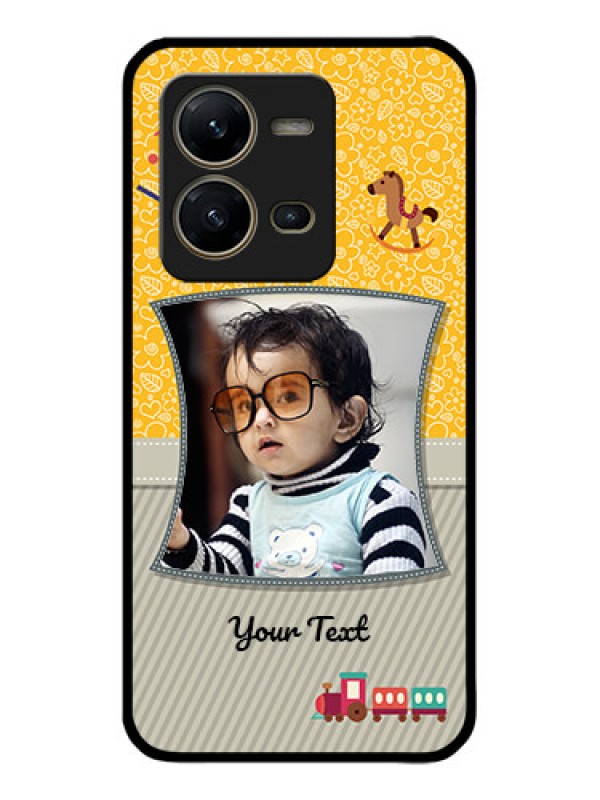Custom Vivo V25 5G Custom Metal Phone CaseBaby Picture Upload Design