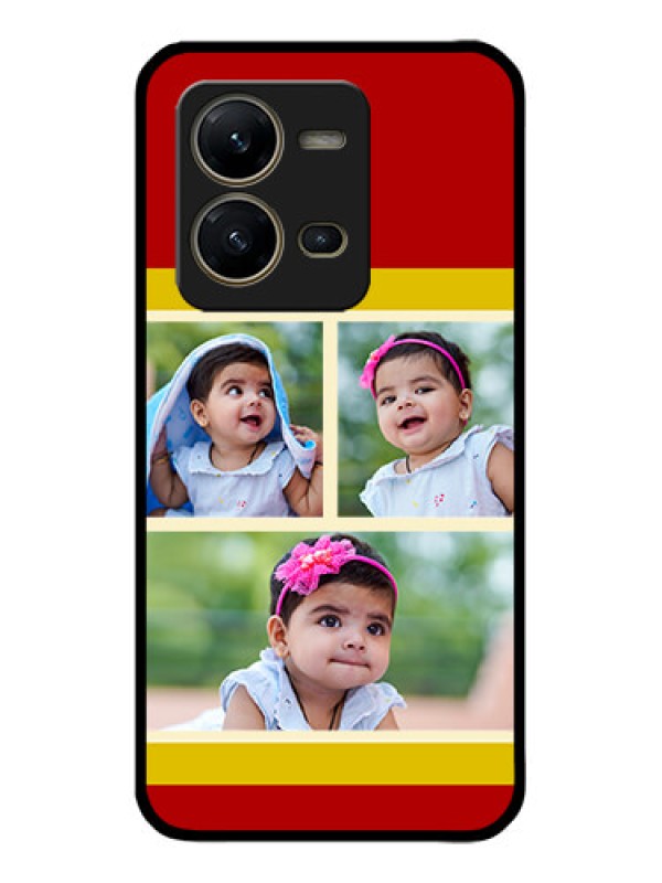 Custom Vivo V25 5G Custom Metal Phone CaseMultiple Pic Upload Design