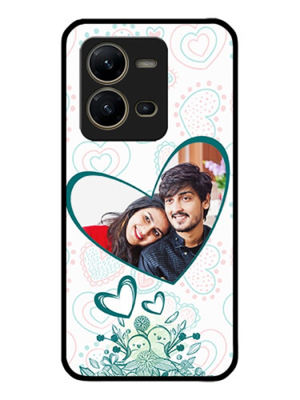 Custom Vivo V25 5G Custom Metal Phone CasePremium Couple Design