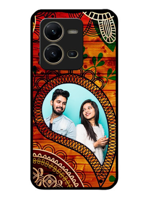 Custom Vivo V25 5G Custom Metal Phone CaseAbstract Colorful Design