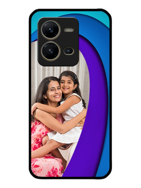 Custom Vivo V25 5G Custom Metal Phone CaseSimple Pattern Design