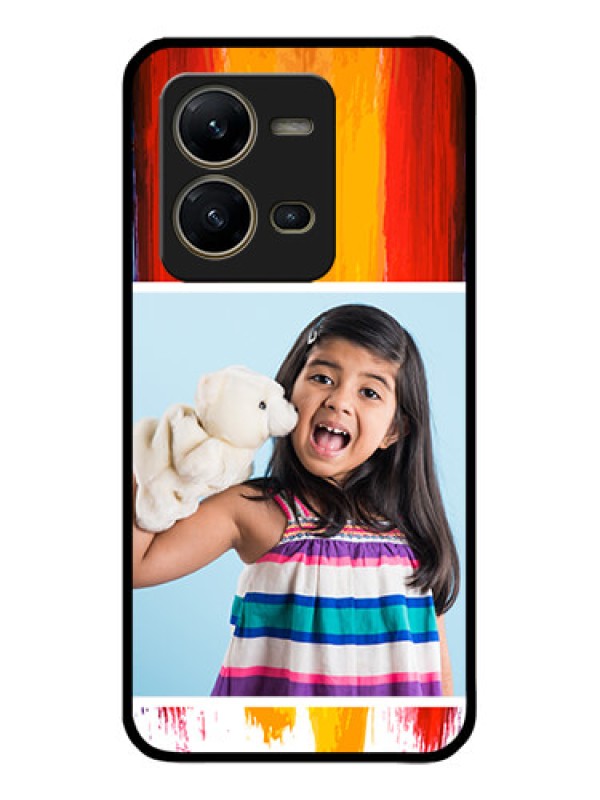 Custom Vivo V25 5G Custom Metal Phone CaseMulti Color Design