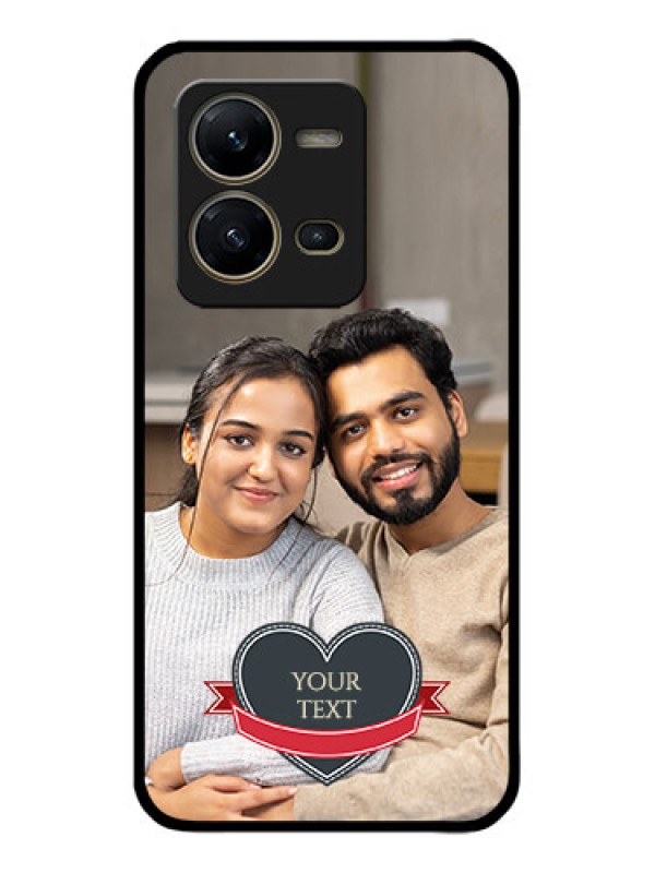 Custom Vivo V25 5G Custom Metal Phone CaseJust Married Couple Design