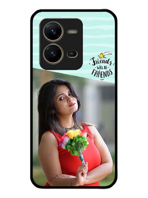 Custom Vivo V25 5G Custom Metal Phone CaseFriends Picture Icon Design