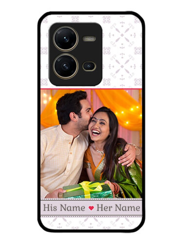 Custom Vivo V25 5G Custom Metal Phone CaseWith Photo And Ethnic Design