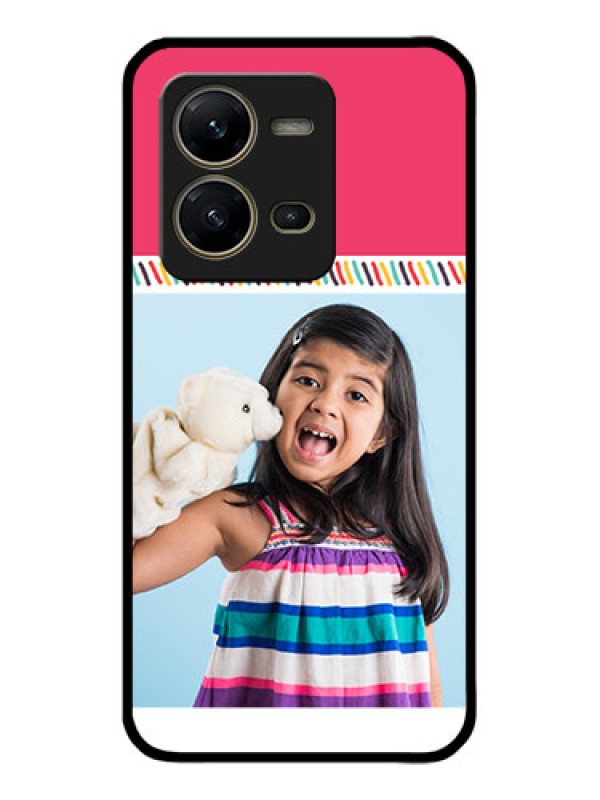 Custom Vivo V25 5G Custom Metal Phone CaseLine Art Design