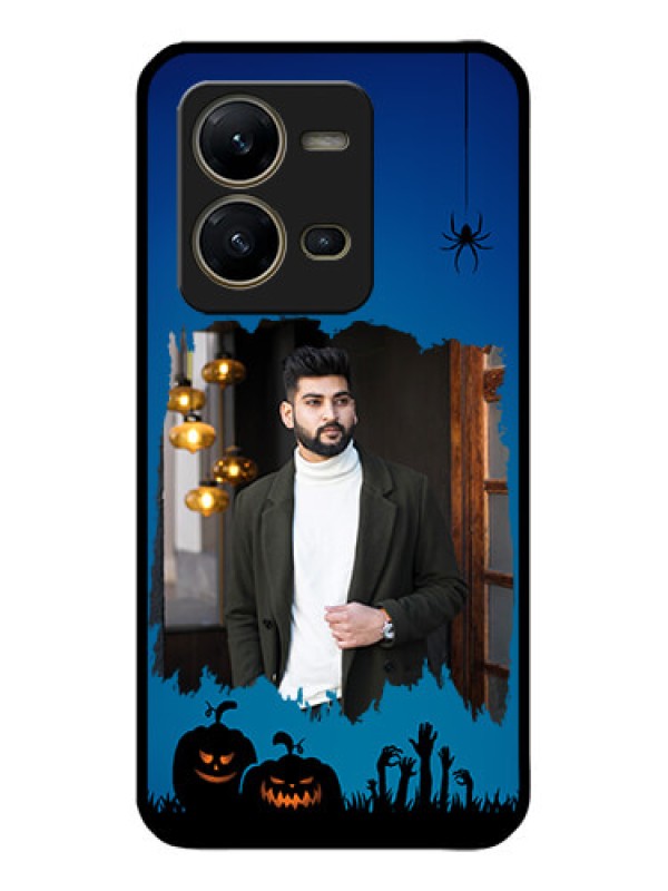 Custom Vivo V25 5G Custom Metal Phone CaseWith Pro Halloween Design