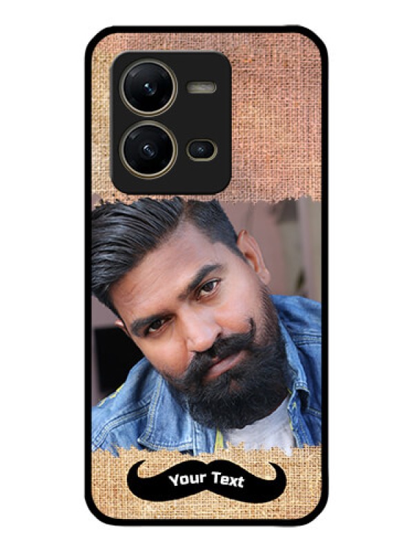 Custom Vivo V25 5G Custom Metal Phone CaseWith Texture Design