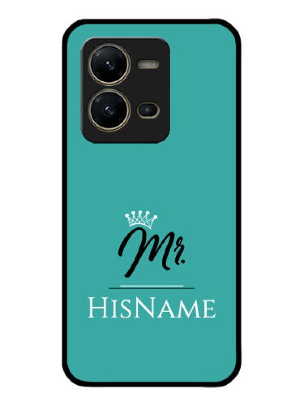 Custom Vivo V25 5G Custom Metal Phone CaseMr With Name Design