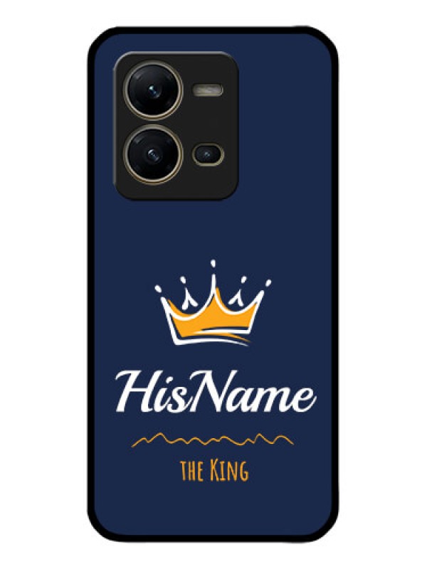 Custom Vivo V25 5G Custom Metal Phone CaseKing With Name Design