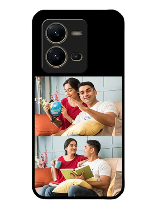 Custom Vivo V25 5G Custom Metal Phone Case2 Images Design