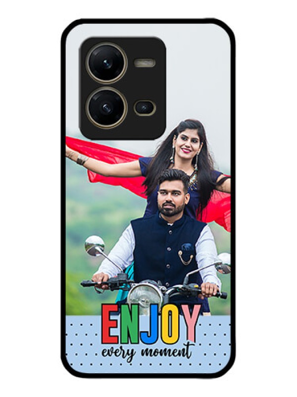 Custom Vivo V25 5G Custom Metal Phone CaseEnjoy Every Moment Design