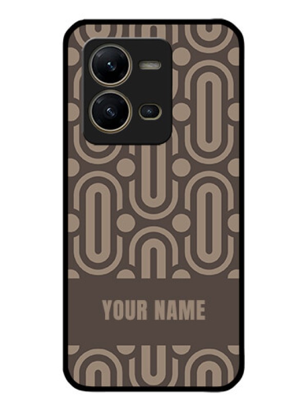 Custom Vivo V25 5G Custom Metal Phone CaseCaptivating Zero Pattern Design