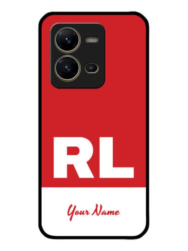 Custom Vivo V25 5G Custom Metal Phone CaseDual Tone Custom Text Design
