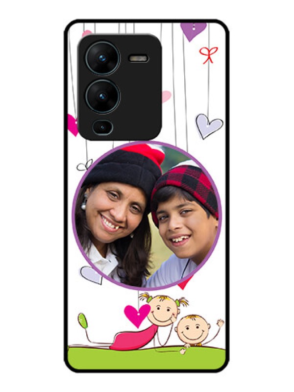 Custom Vivo V25 Pro 5G Custom Metal Phone CaseCute Kids Phone Case Design
