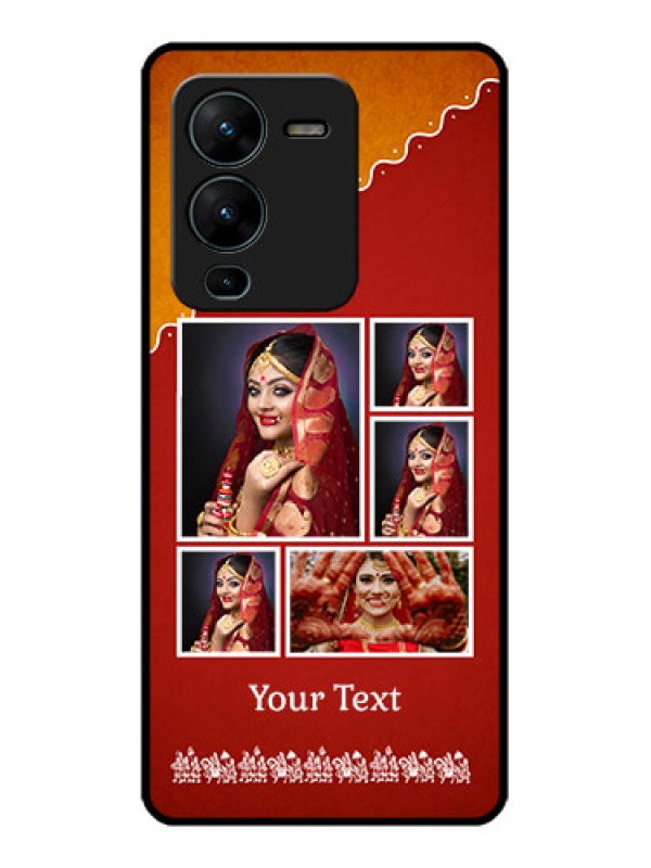 Custom Vivo V25 Pro 5G Custom Metal Phone CaseWedding Pic Upload Design