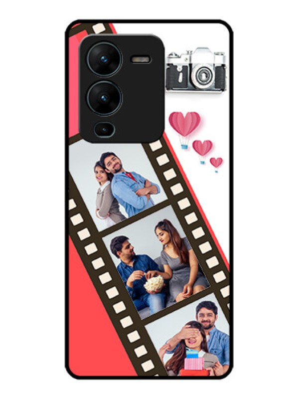 Custom Vivo V25 Pro 5G Custom Metal Phone Case3 Image Holder With Film Reel