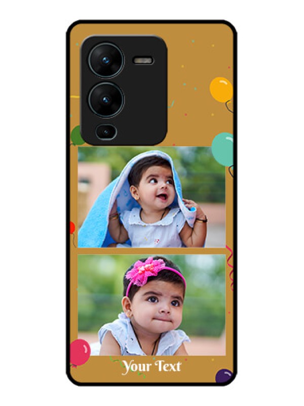 Custom Vivo V25 Pro 5G Custom Metal Phone CaseImage Holder With Birthday Celebrations Design