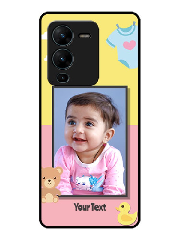 Custom Vivo V25 Pro 5G Custom Metal Phone CaseKids 2 Color Design