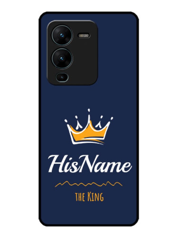 Custom Vivo V25 Pro 5G Custom Metal Phone CaseKing With Name Design