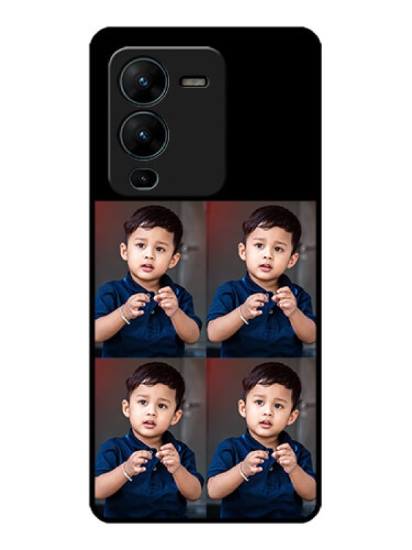 Custom Vivo V25 Pro 5G Custom Metal Phone Case4 Image Holder Design