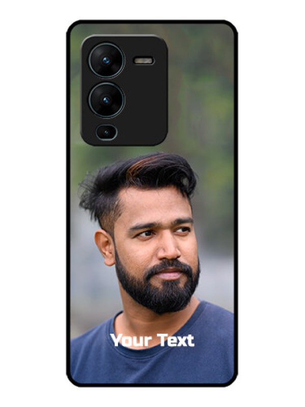 Custom Vivo V25 Pro 5G Custom Metal Phone CasePhoto With Text Design