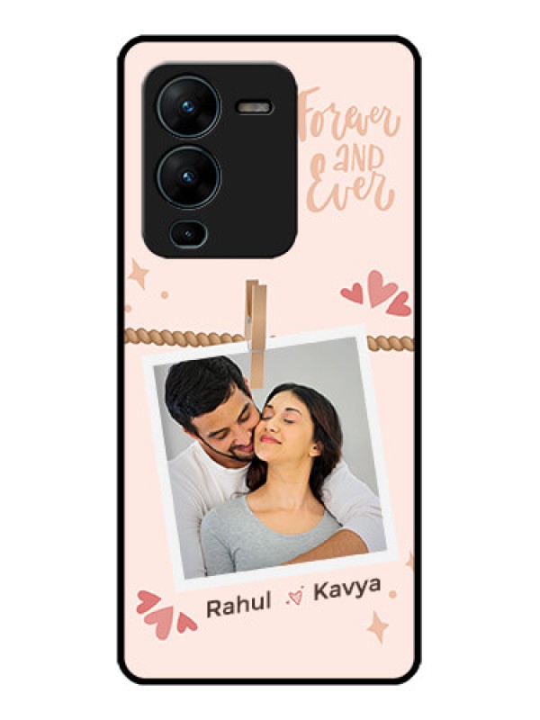 Custom Vivo V25 Pro 5G Custom Metal Phone CaseForever And Ever Love Design