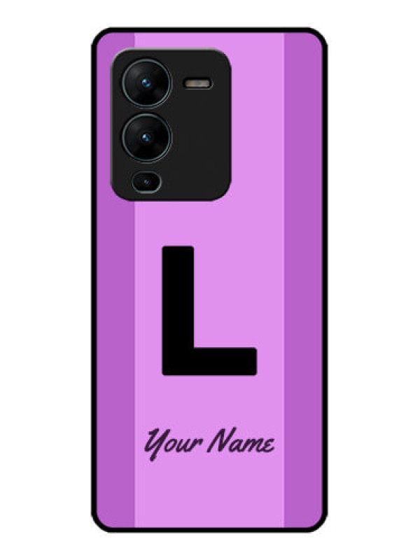 Custom Vivo V25 Pro 5G Custom Metal Phone CaseTricolor Custom Text Design