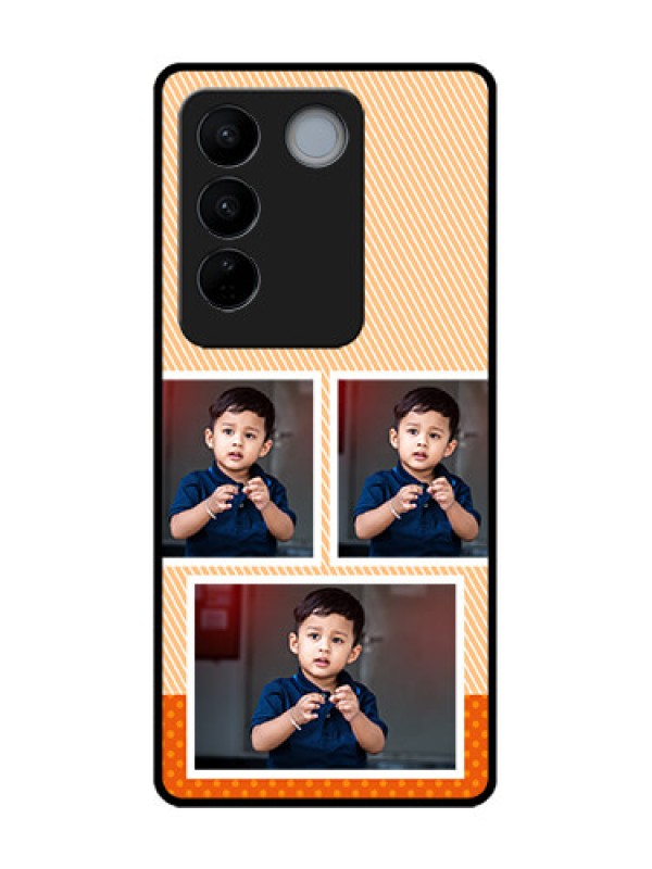 Custom Vivo V27 Pro Custom Metal Phone CaseBulk Photos Upload Design