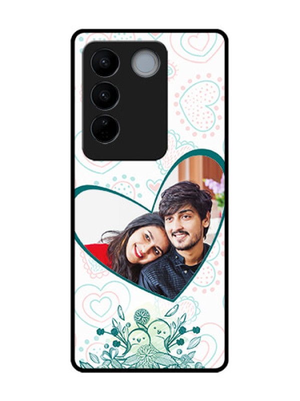 Custom Vivo V27 Pro Custom Metal Phone CasePremium Couple Design