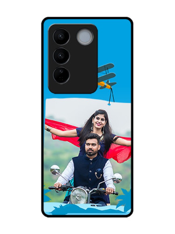 Custom Vivo V27 Pro Custom Metal Phone CaseTraveller Design
