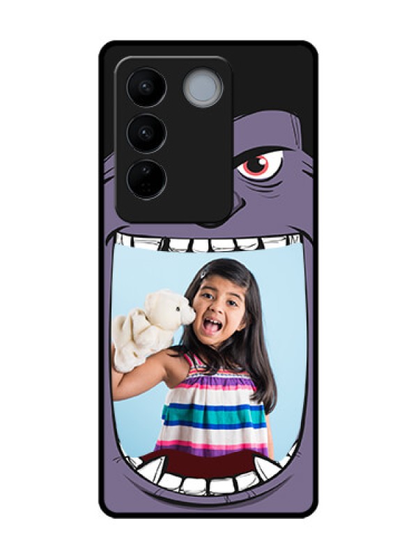 Custom Vivo V27 Pro Custom Metal Phone CaseAngry Monster Design