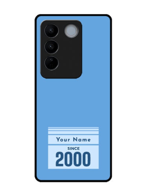 Custom Vivo V27 Pro Custom Metal Phone CaseCustom Year Of Birth Design