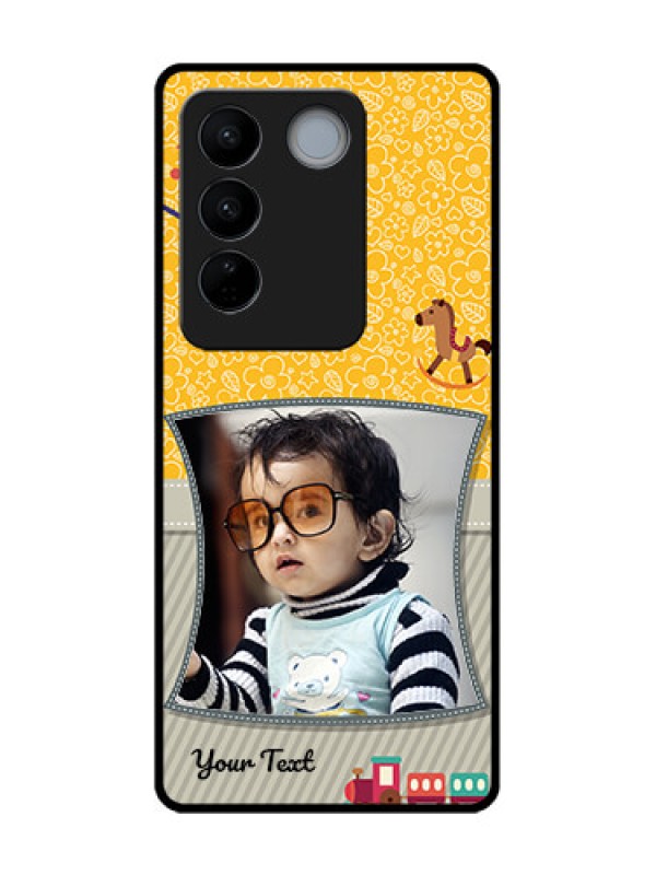 Custom Vivo V27 Custom Metal Phone CaseBaby Picture Upload Design
